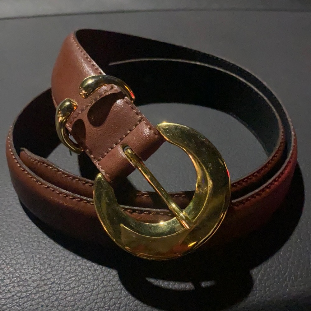 Leather Brown belt made in Canada